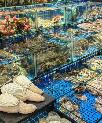老廣年貨圖鑒 海鮮、年宵花購(gòu)銷兩旺，水產(chǎn)品市場(chǎng)熱鬧非凡